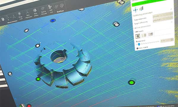 Mecha 3d laser scanning